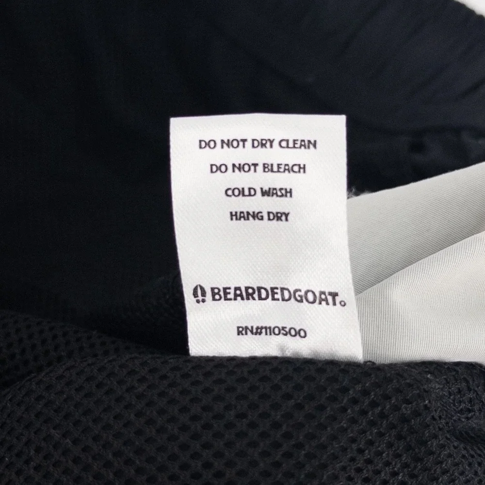 Bearded Goat Mens XXL Rover Hybrid Shorts Black Checkerboard Gorpcore Outdoors
